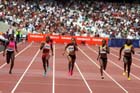 Allyson Felix wins the 200 metres,  2013 IAAF Diamond League, Sainsbury's Anniversary Games, Queen Elizabeth Olympic Park, London.